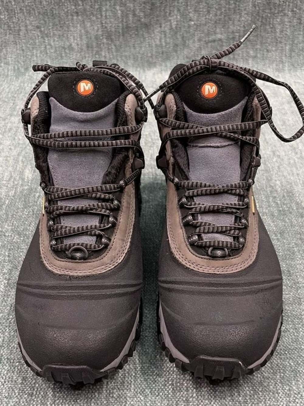 Merrell Continuum Waterproof Winter Hiking Boots Black Gray